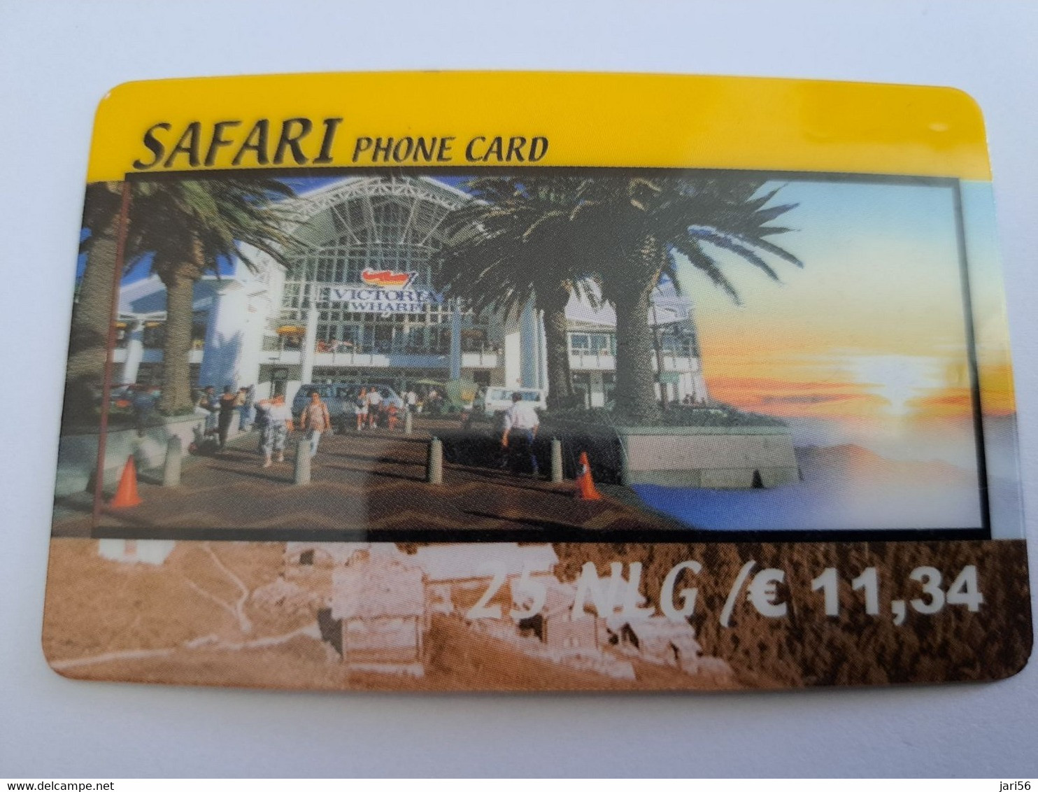 NETHERLANDS  HFL 25,-  SAFARI  PHONE CARD    / OLDER CARD    PREPAID  Nice Used  ** 11209** - Cartes GSM, Prépayées Et Recharges