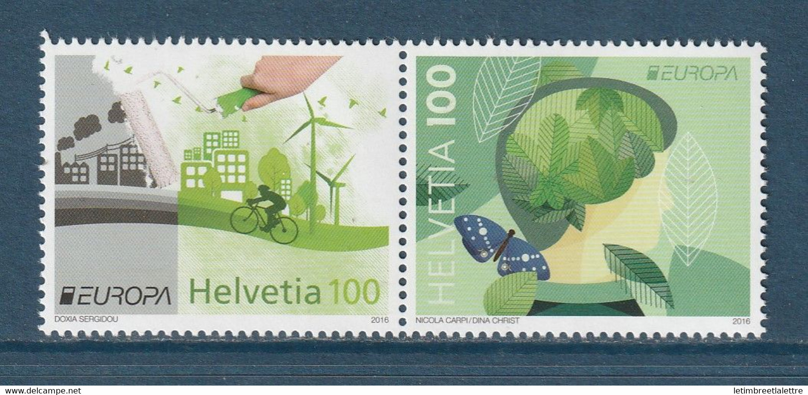 ⭐ Suisse - YT N° 2379 Et 2380 ** - Neuf Sans Charnière - 2016 ⭐ - Unused Stamps
