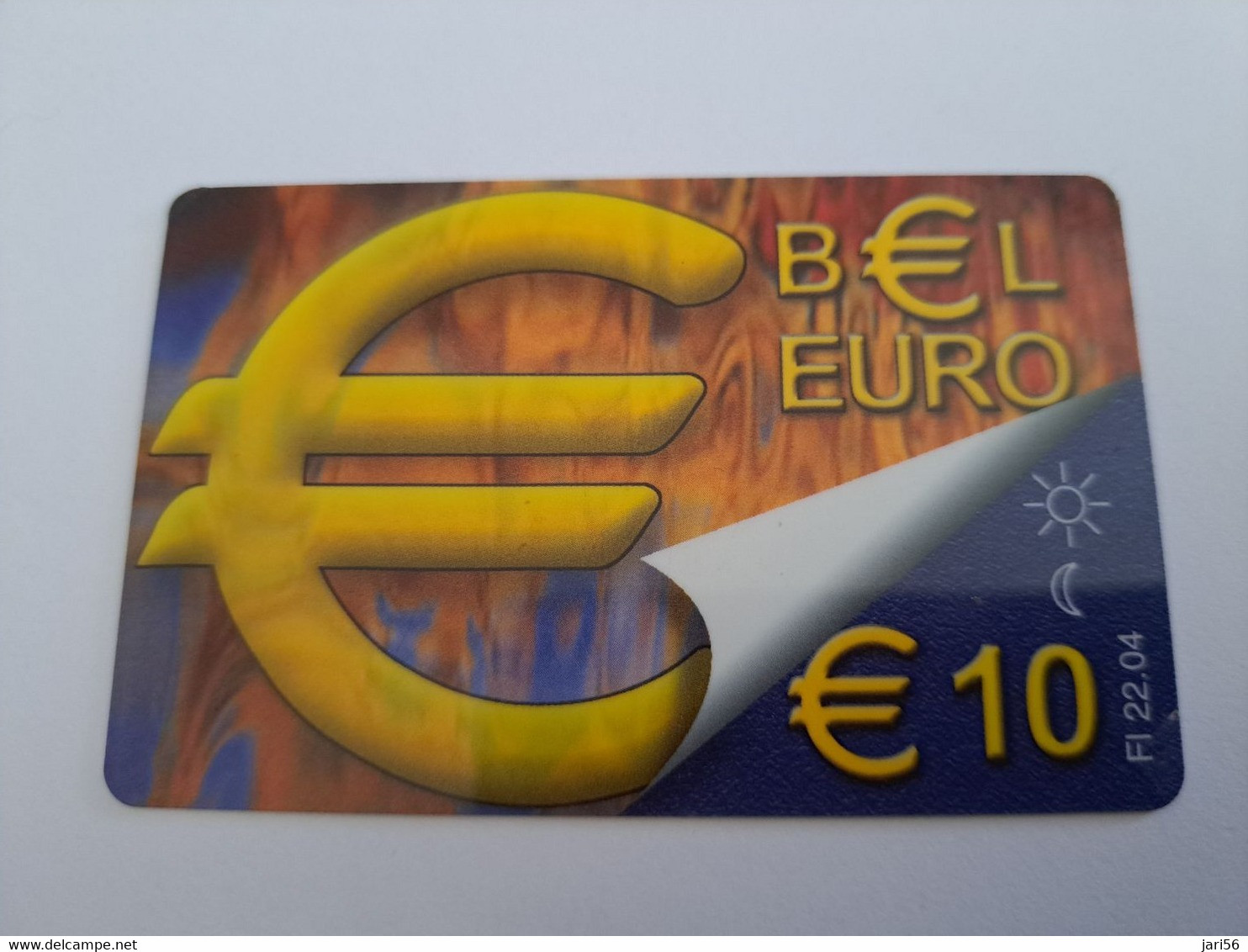NETHERLANDS  /  € 10,- BEL EURO          / OLDER CARD    PREPAID  Nice USED   ** 11226** - Cartes GSM, Prépayées Et Recharges