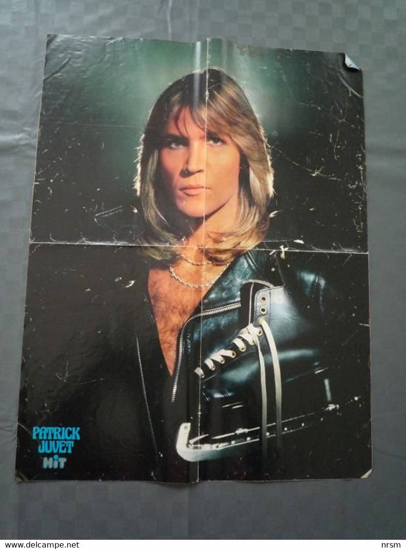 Poster Années 70 / Johnny Halliday - Patrick Juvet / Hit Magazine - Affiches & Posters