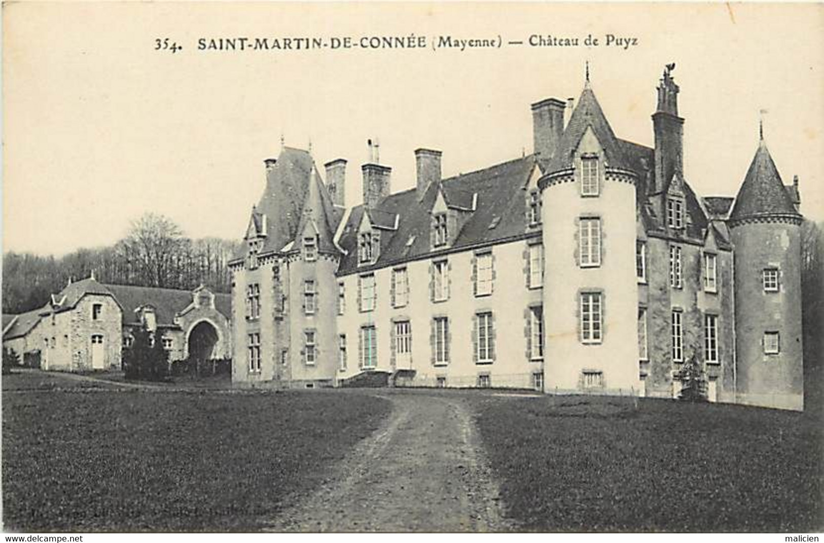 - Dpts Div-ref-BE852- Mayenne - Saint Martin De Connée - St Martin De Connée - Chateau Du Puyz - Chateaux - - Ambrieres Les Vallees