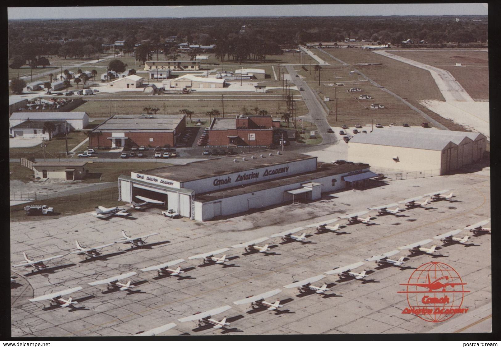 SANFORD FL Comair Flight Academy Flight School Postcard Advertising - Orlando