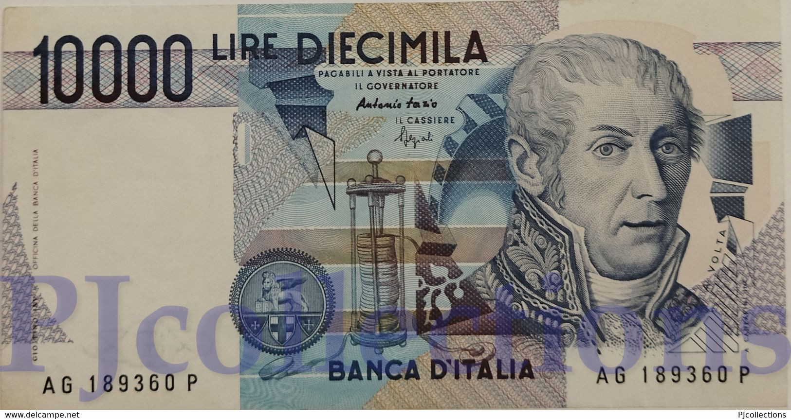 ITALIA - ITALY 10000 LIRE 1984 PICK 112c AU PREFIX "G" - 10000 Lire