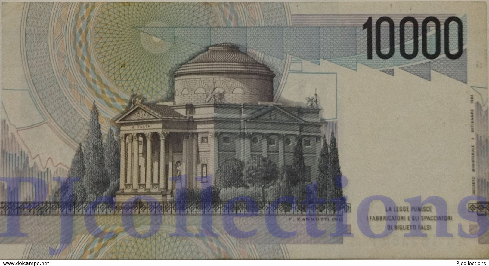 ITALIA - ITALY 10000 LIRE 1984 PICK 112c AU PREFIX "G" - 10.000 Lire