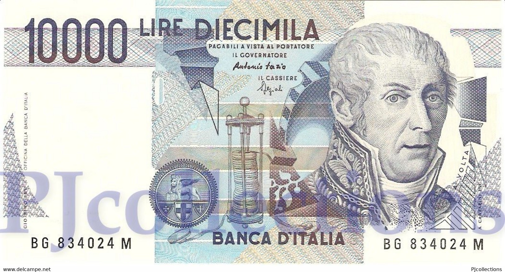 ITALIA - ITALY 10000 LIRE 1984 PICK 112c AUNC PREFIX "G" - 10000 Lire