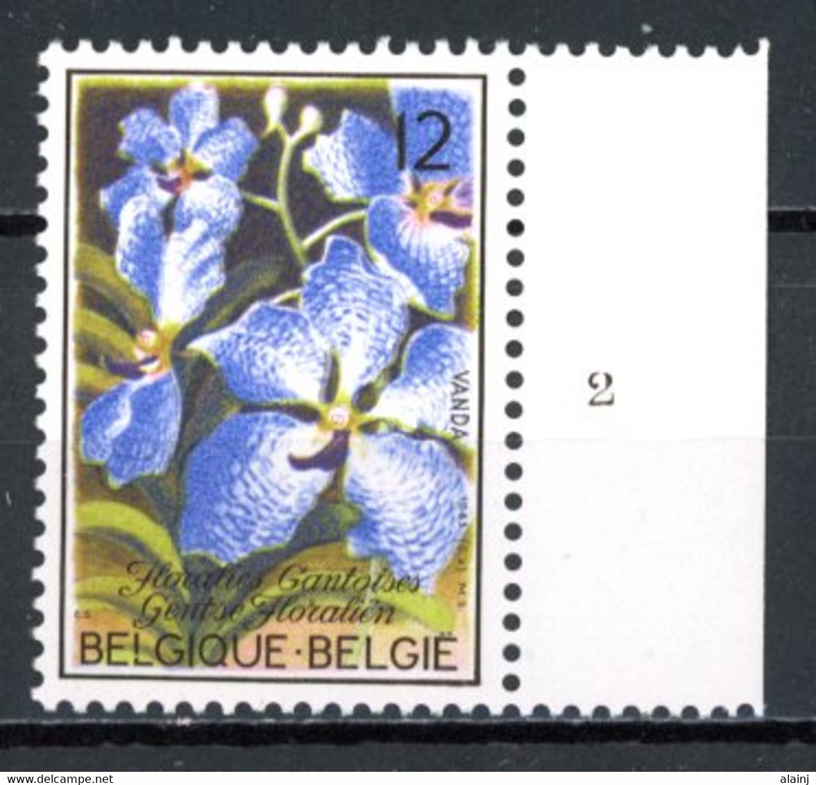 BE  2163  XX   ---- Floralies Gantoises   --  N° De Planche 2 - 1981-1990