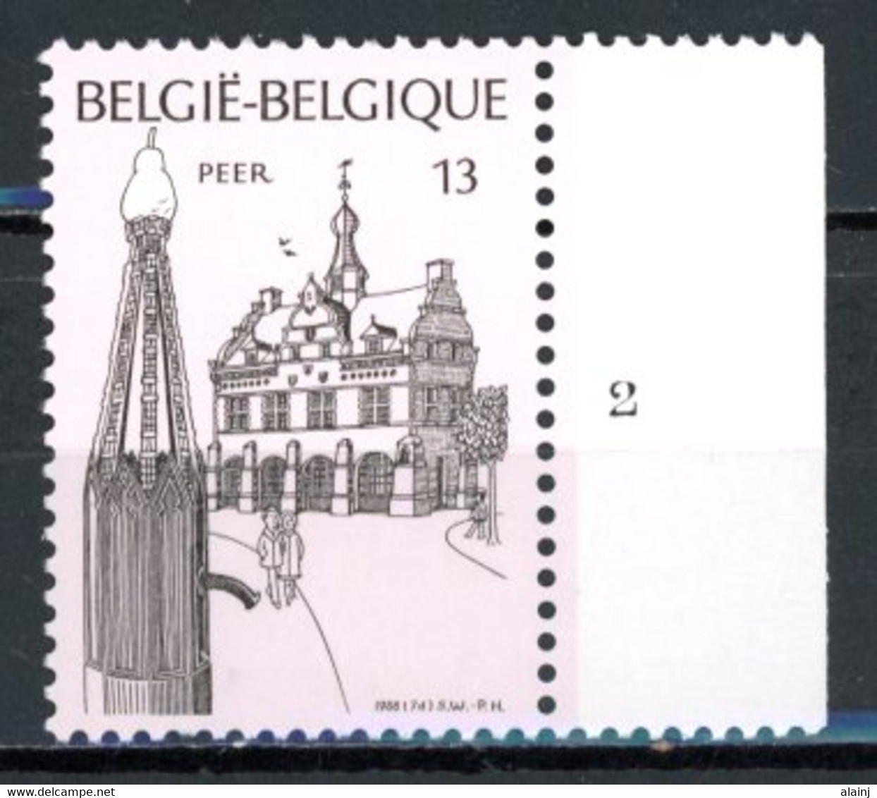 BE  2291  XX   ---- Pour Le Tourisme : Peer   --  N° De Planche 2 - 1981-1990