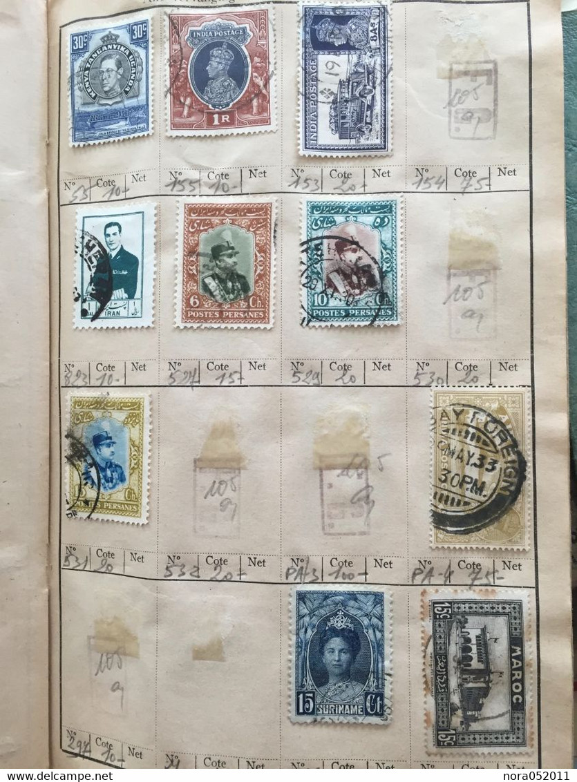 Super lot de milliers de timbres et document oblitéré à trier avec beaucoup de classique 1850/1960 voir photos