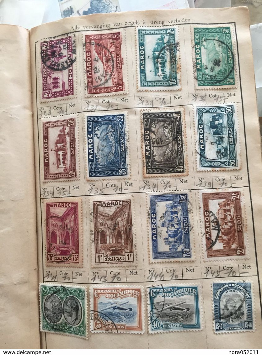 Super lot de milliers de timbres et document oblitéré à trier avec beaucoup de classique 1850/1960 voir photos
