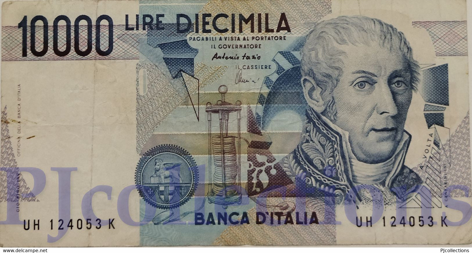 ITALIA - ITALY 10000 LIRE 1984 PICK 112d VF PREFIX "H" - 10000 Lire