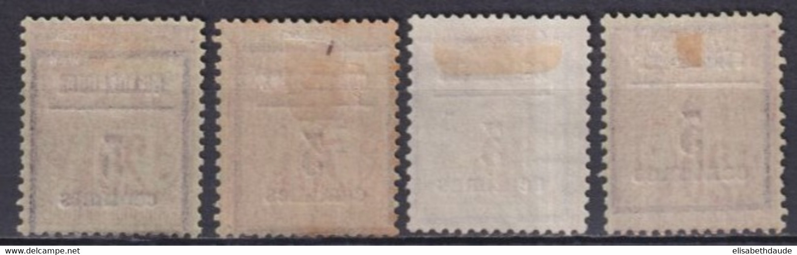 GUADELOUPE - 1889 - YVERT N° 3 TYPES I+II+III+V  * MH - COTE = 81 EUR. - - Unused Stamps