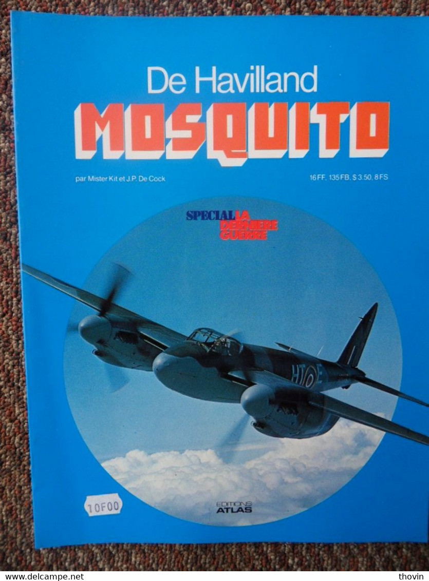 616-EDITIONS ATLAS-DE HAVILLAND MOSQUITO - AeroAirplanes