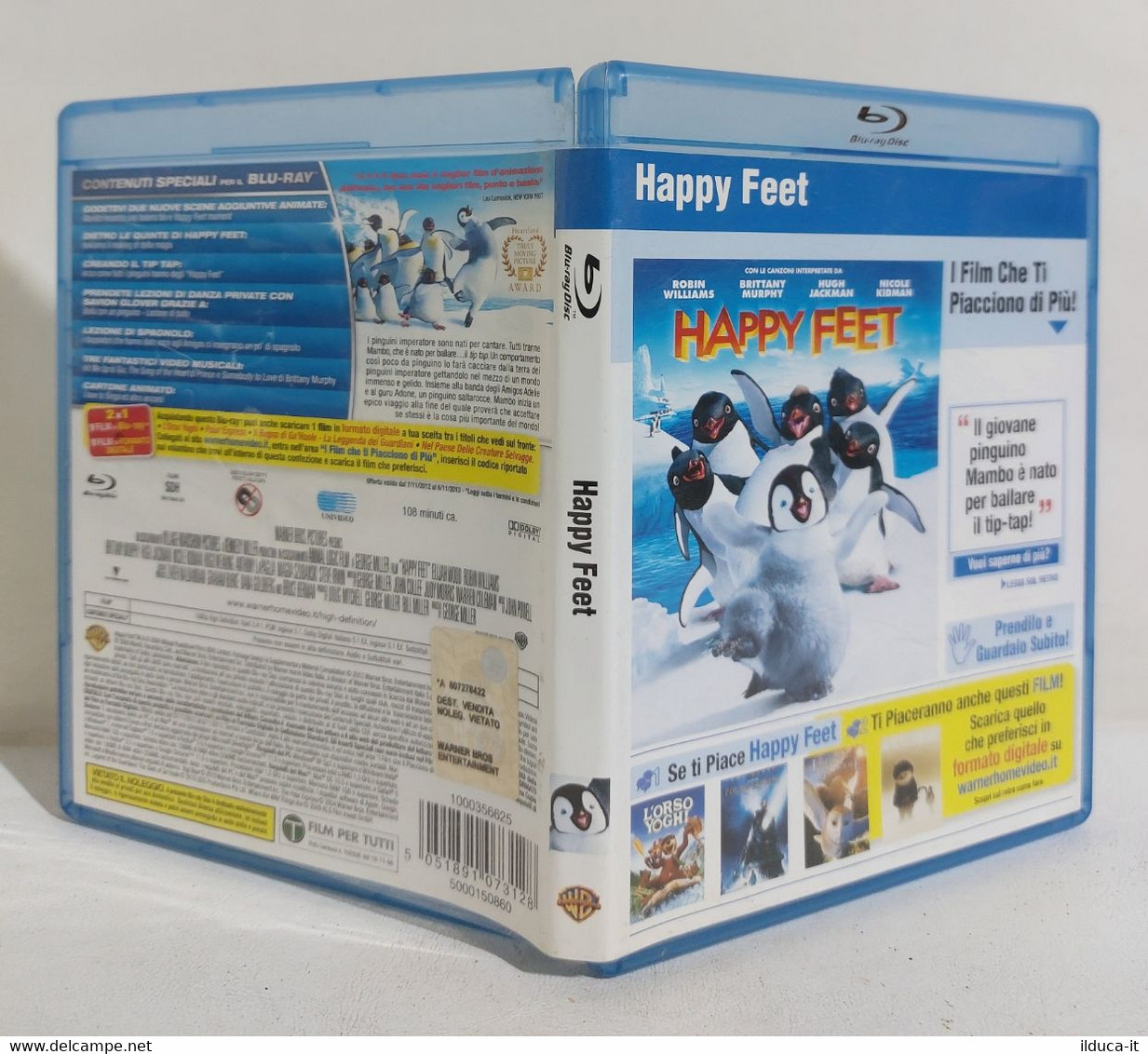 I100246 Blu-ray - Happy Feet - Regia George Miller - Comédie Musicale