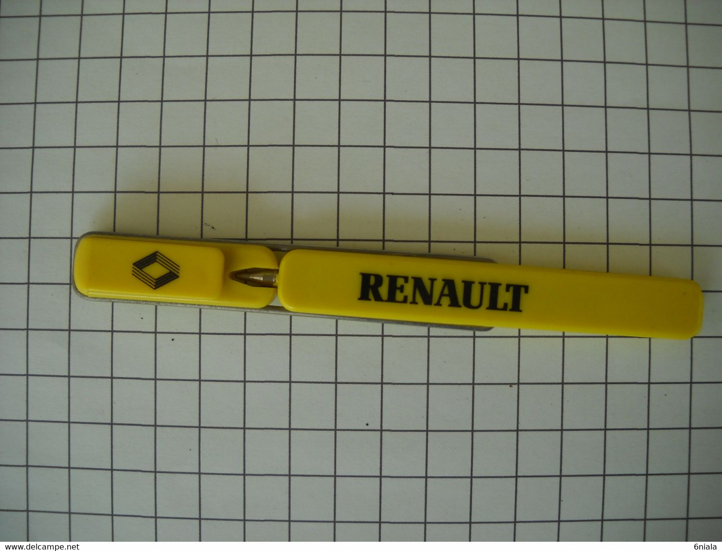 STYLO PUBLICITAIRE RENAULT  Publicité, PUB Voiture Losange Renault RARE - Schrijfgerief