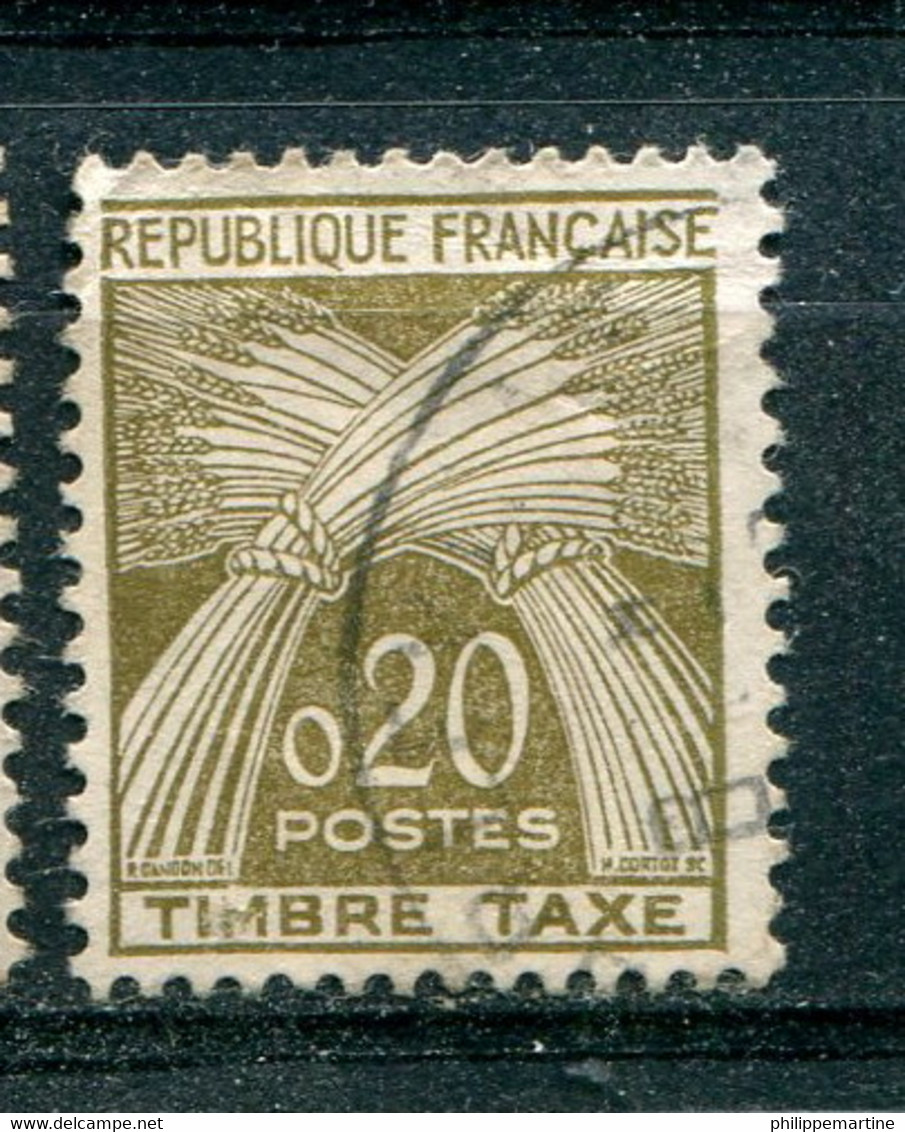 France 1960 - Taxe YT 92 (o) - 1960-.... Oblitérés