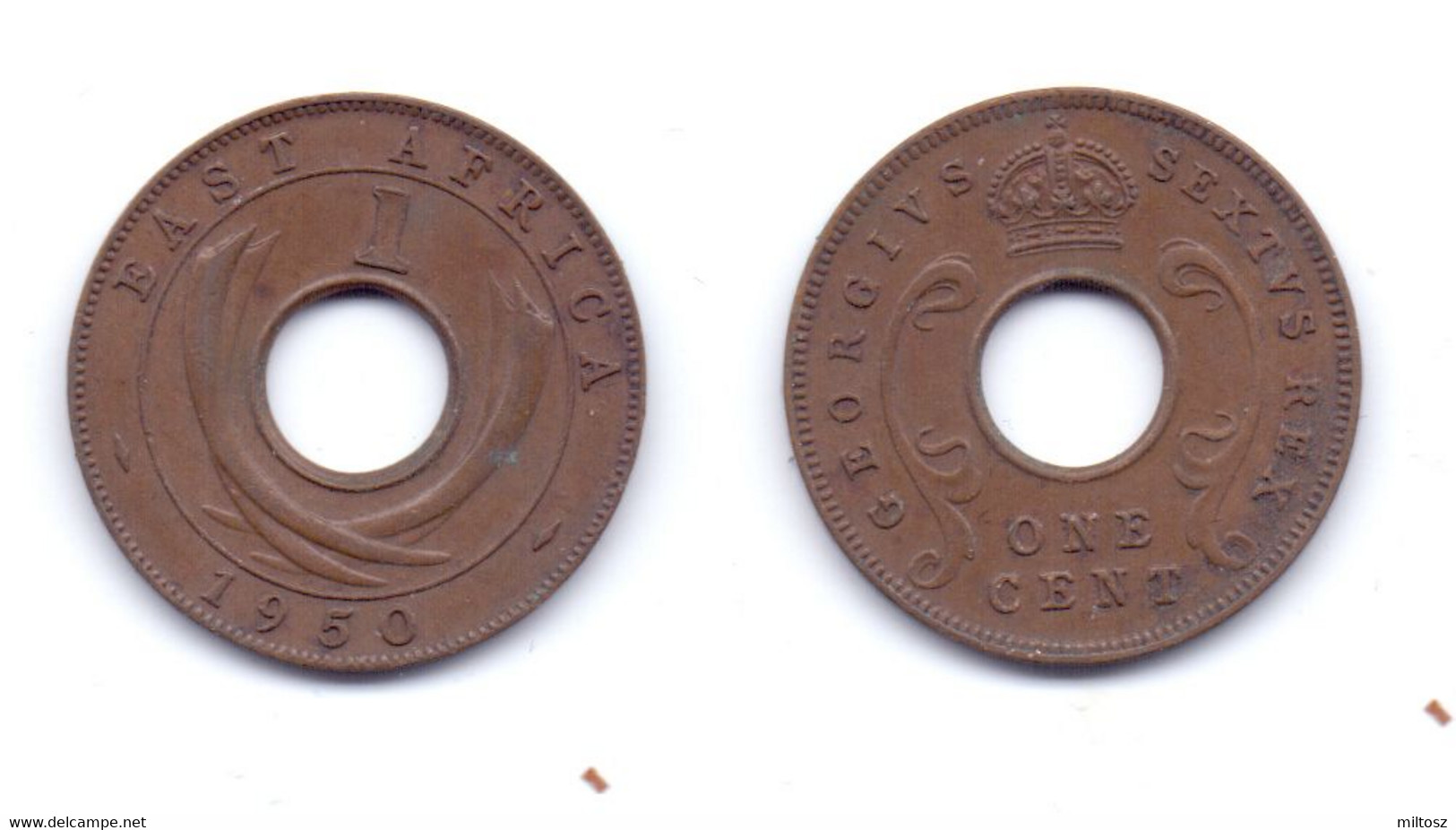 East Africa 1 Cent 1950 - British Colony