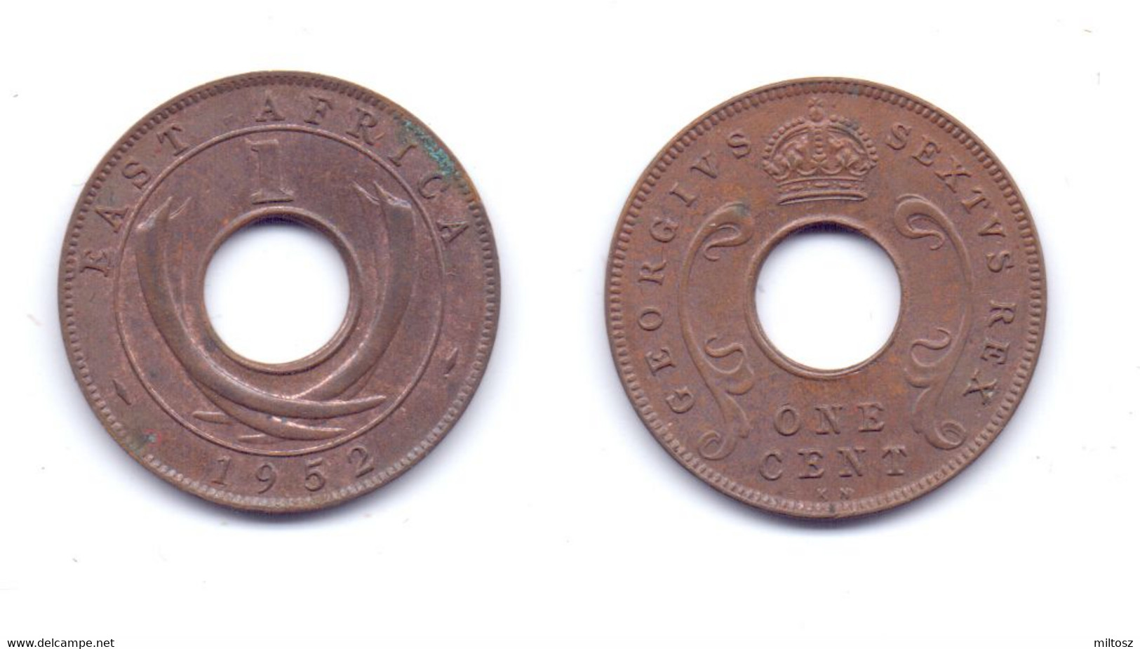 East Africa 1 Cent 1952 KN - Britische Kolonie