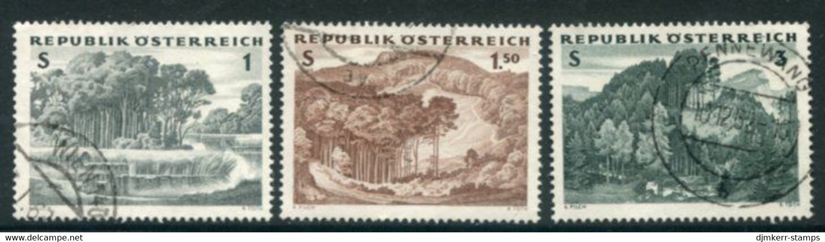 AUSTRIA 1962 Forestry Used.  Michel 1123-25 - Used Stamps