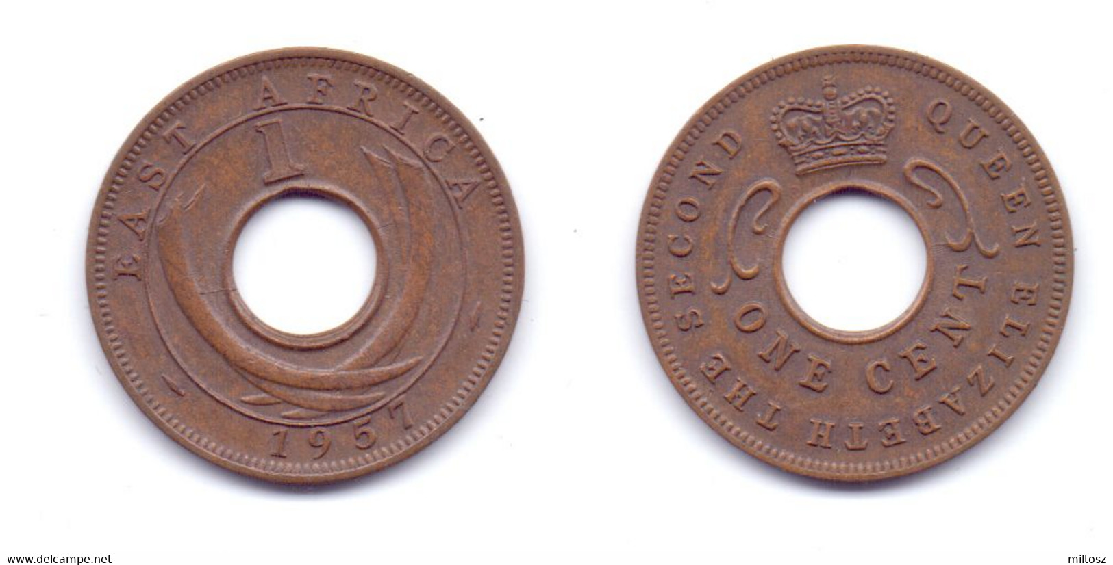 East Africa 1 Cent 1957 - Colonie Britannique