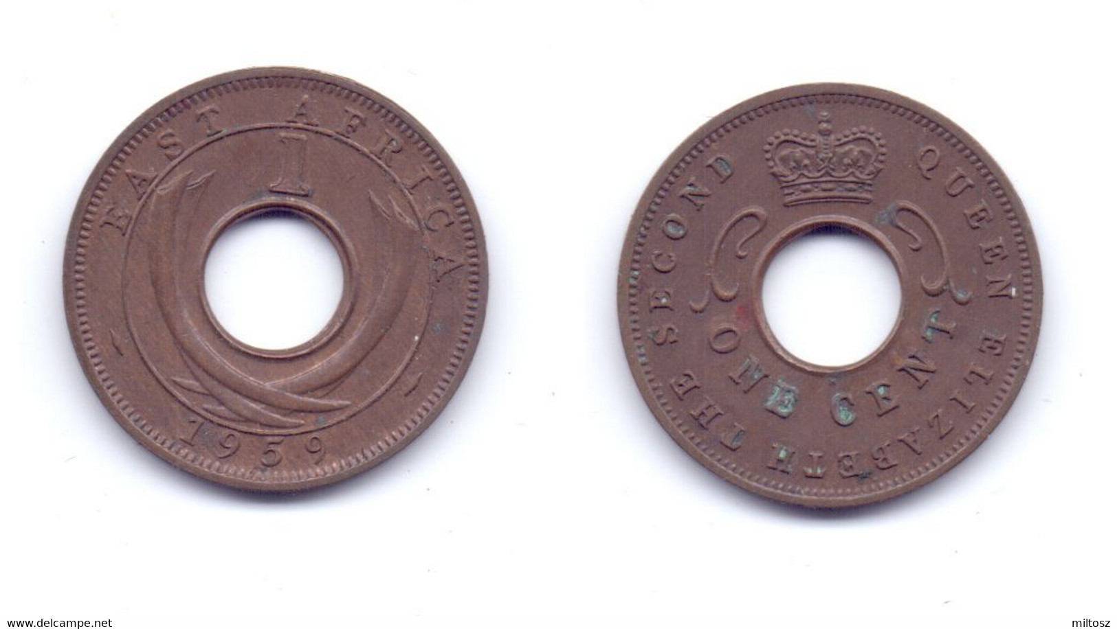 East Africa 1 Cent 1959 H - Colonia Británica