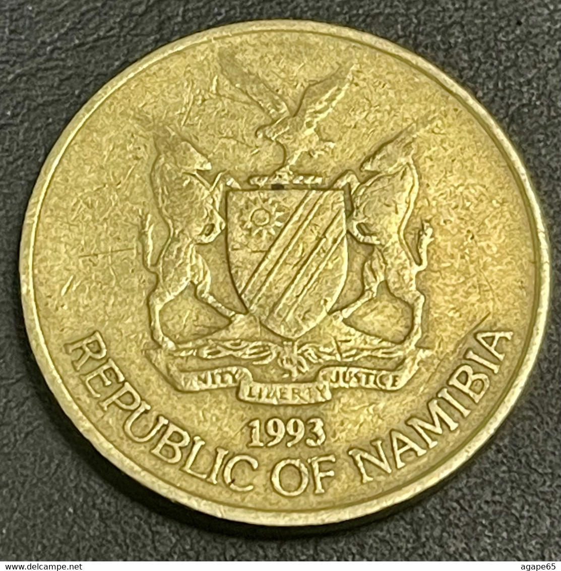 1993 Namibia 5 Dollar - Namibie