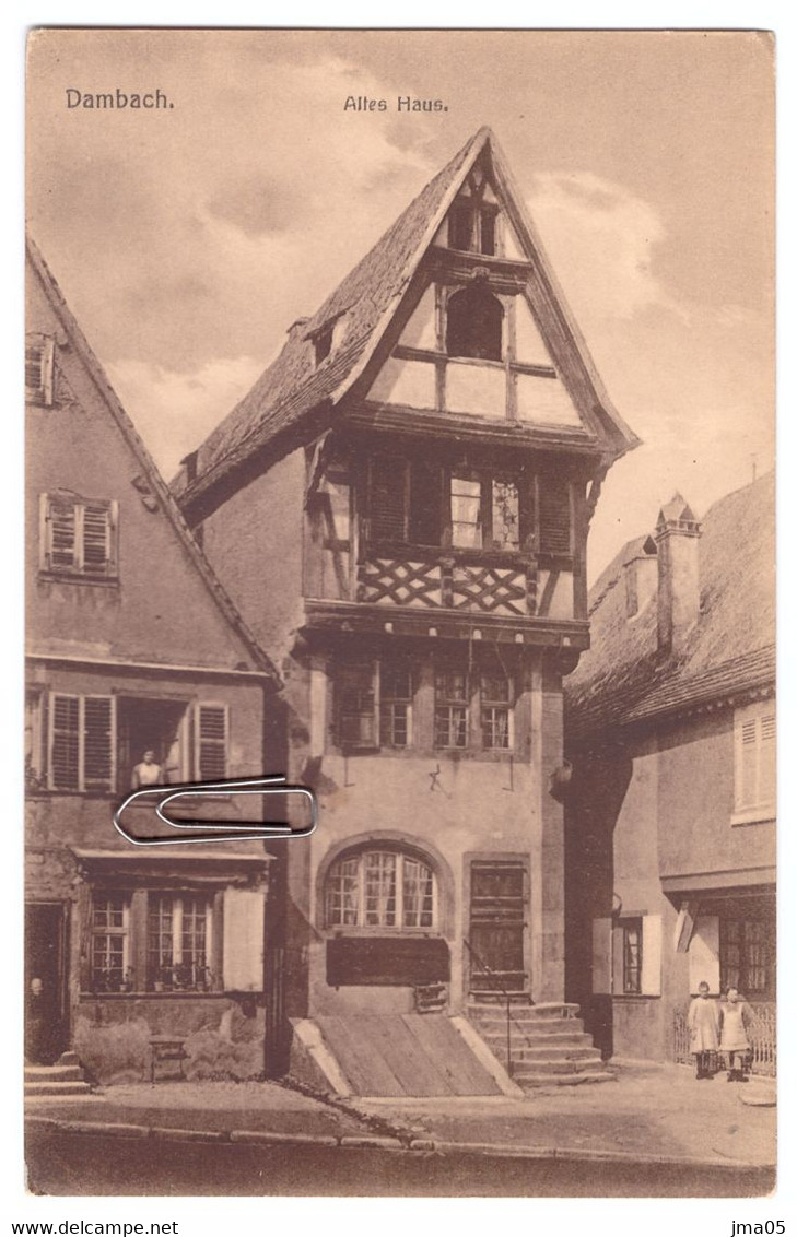 CPA Dambach - Vielle Maison - Altes Haus (01) - Dambach-la-ville