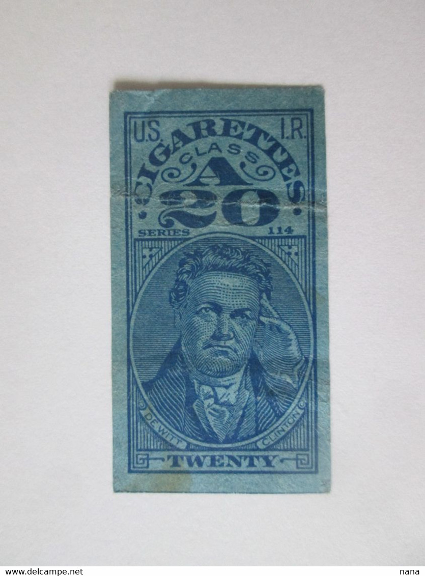 United States Class A 20 Cigarettes Tax Revenue Stamp Series 114 - Revenues