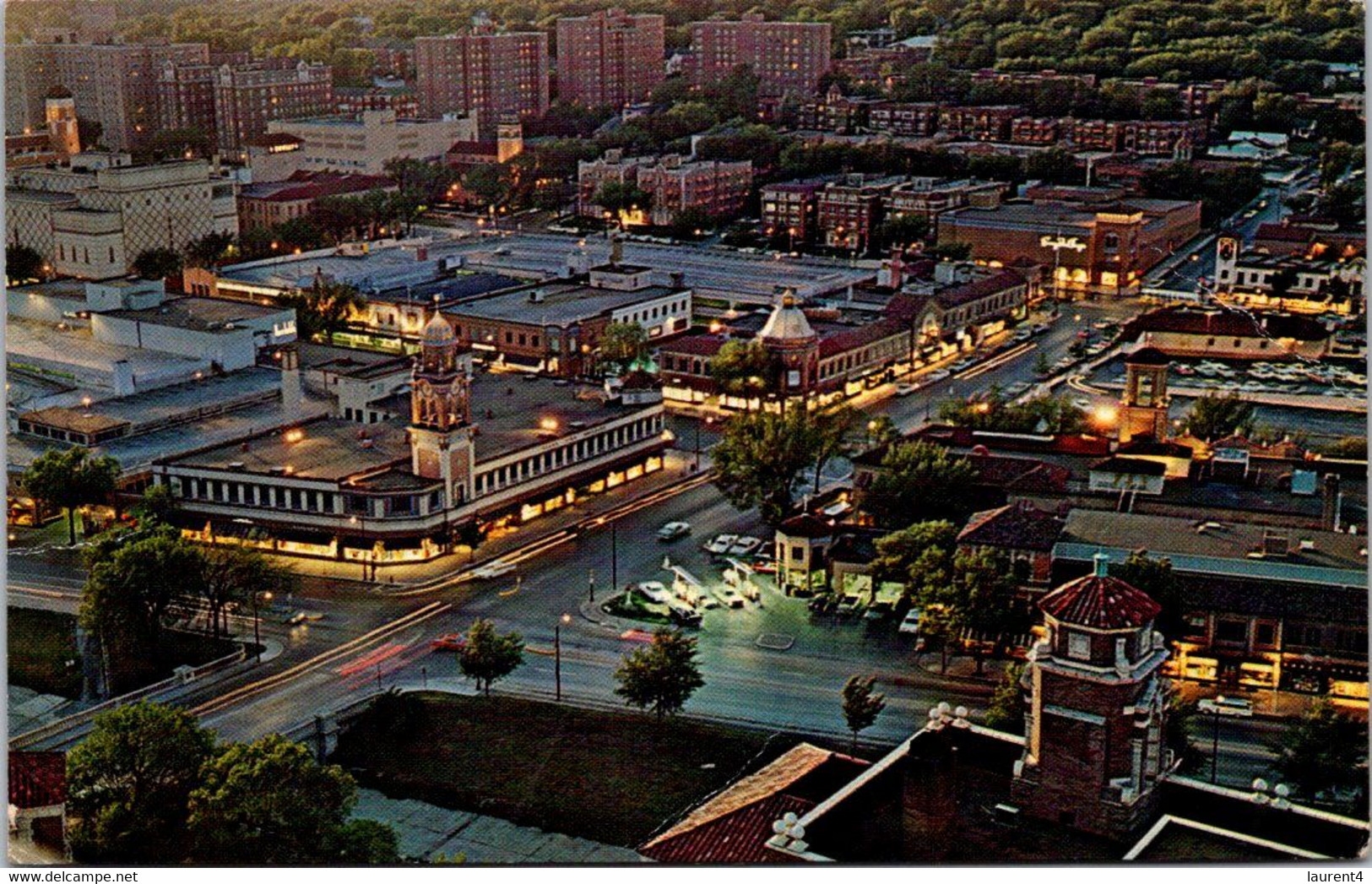 (1 K 65 ) (OZ) USA - Posted To Australia In 1965 - Kansas City Country Club Plaza (at Night) - Kansas City – Kansas