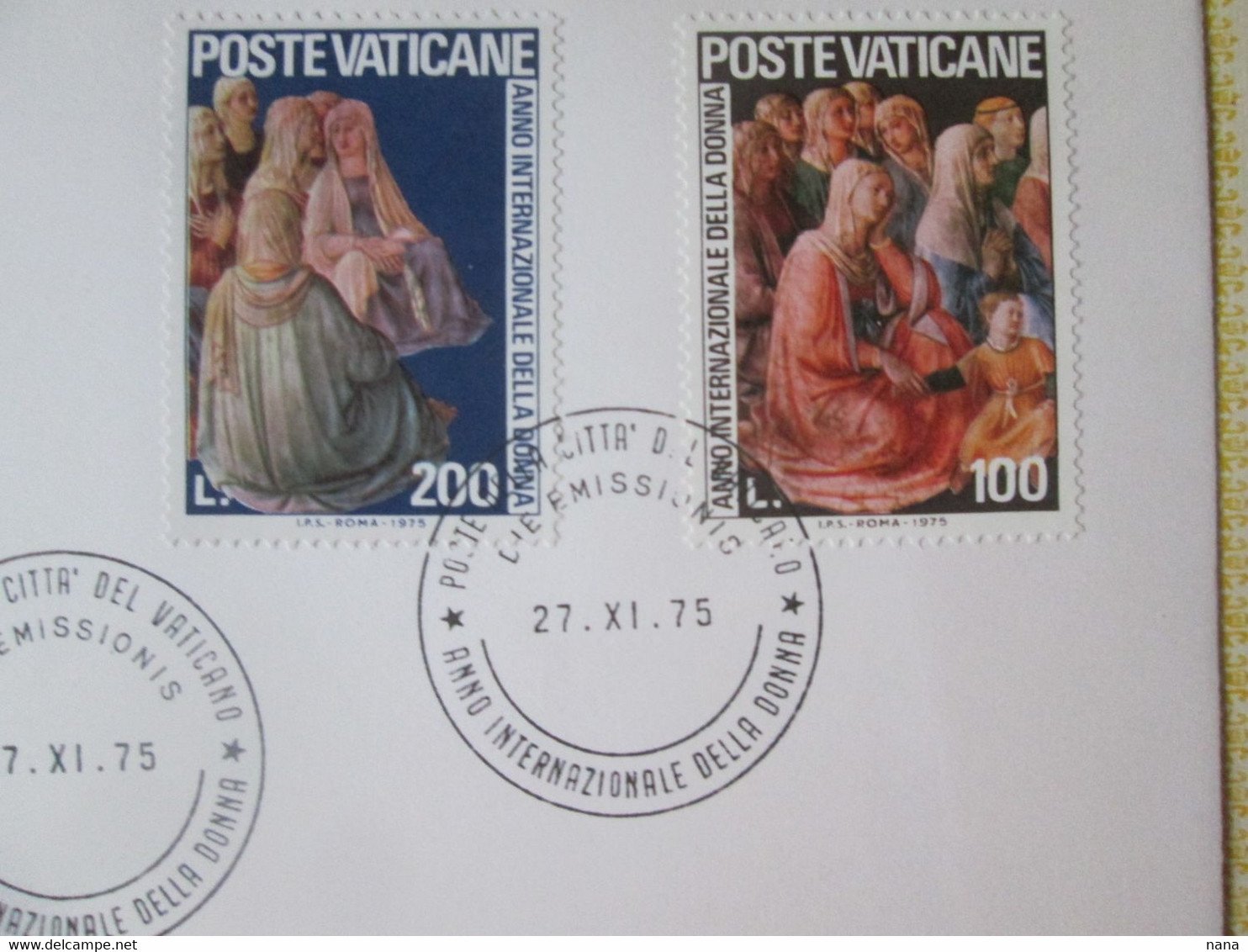Vatican 1975 Anno Della Donna/Year Of The Woman Booklet Used Stamps - Postzegelboekjes
