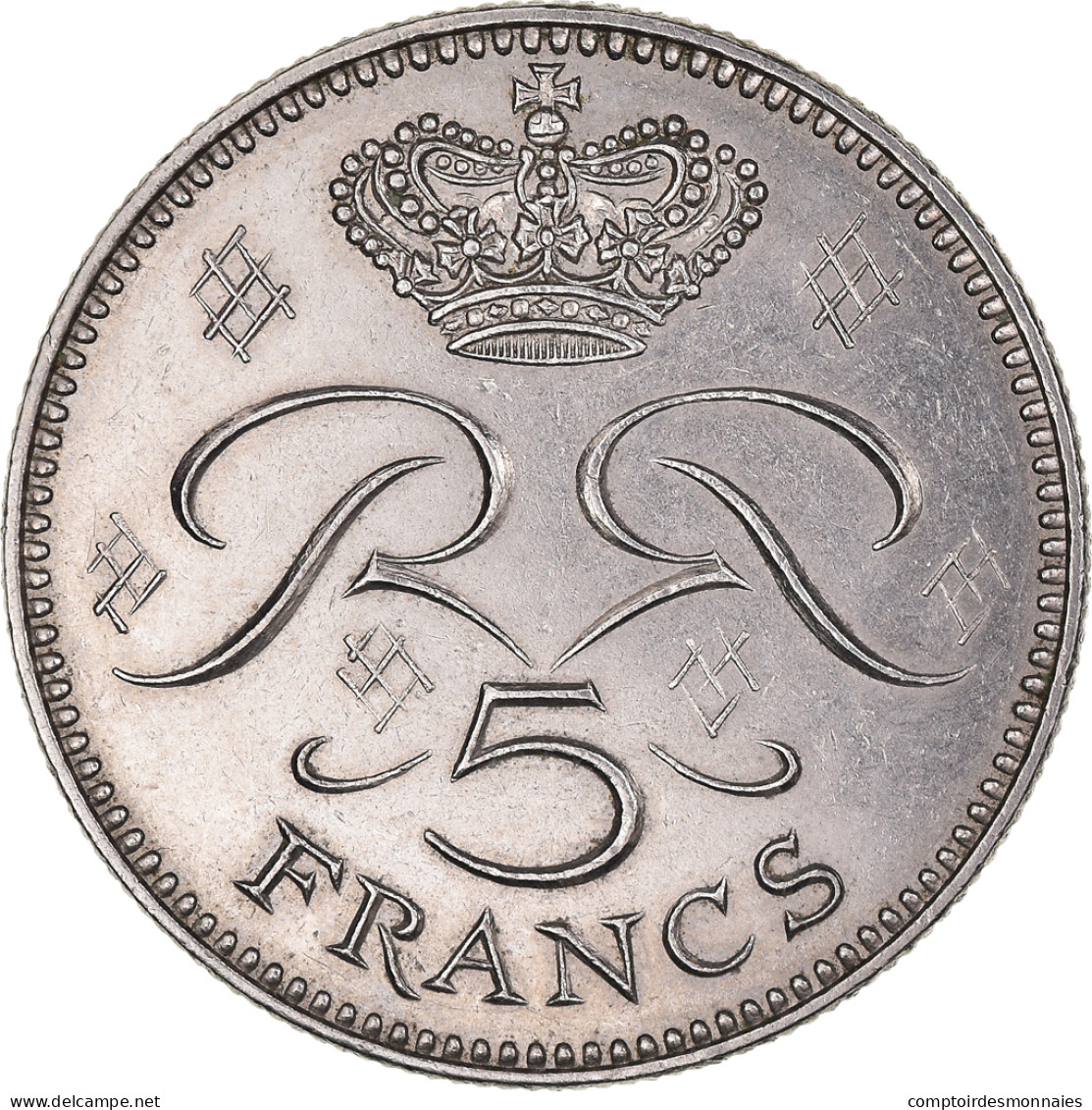 Monnaie, Monaco, Rainier III, 5 Francs, 1974, TTB+, Cupro-nickel, Gadoury:MC - 1960-2001 Nouveaux Francs