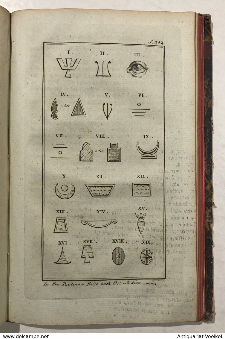 Reise Nach Ostindien. Mit Anmerkungen Von Johann Reinhold Forster. Mit Einem Kupfer. - Raritäten