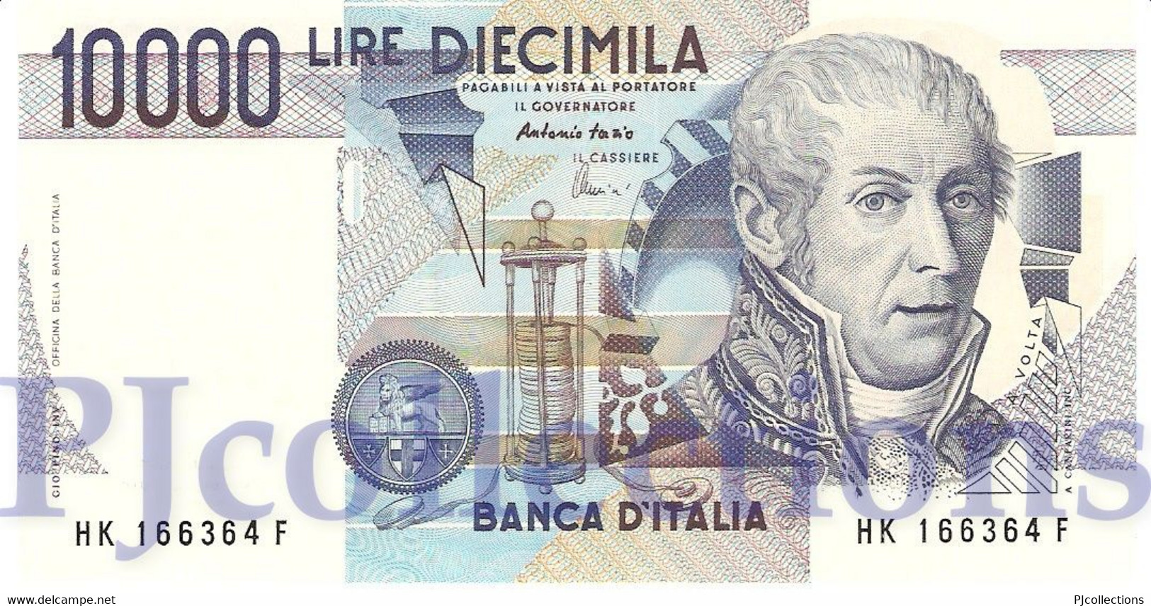 ITALIA - ITALY 10000 LIRE 1984 PICK 112d AU/UNC PREFIX "K" - 10.000 Lire