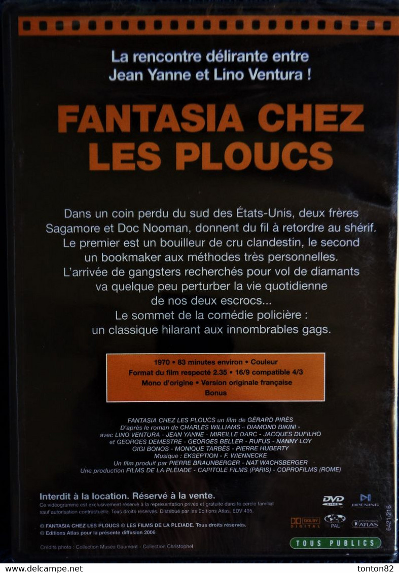 LINO VENTURA - Fantasia Chez Les Ploucs - Jean Yanne - Mireille Darc . - Action, Adventure