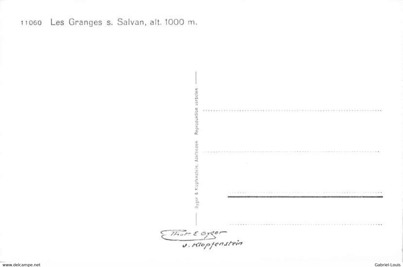 Les Granges S. Salvan Sur Salvan - Granges