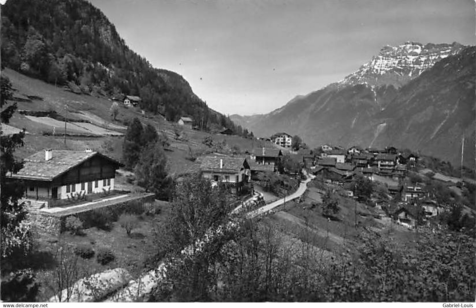 Les Granges S. Salvan Sur Salvan Et Les Dents De Morcles - Granges