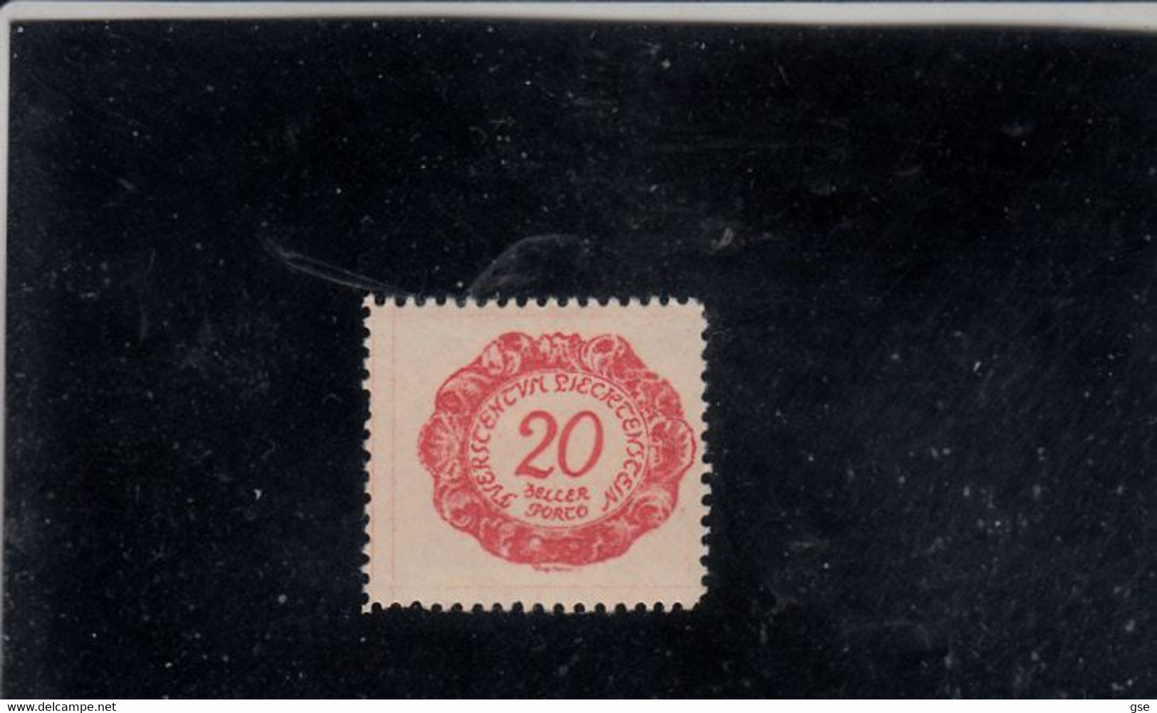 LIECHTENSTEIN  1920 - Unificato   T 4* -  Tasse - Strafportzegels