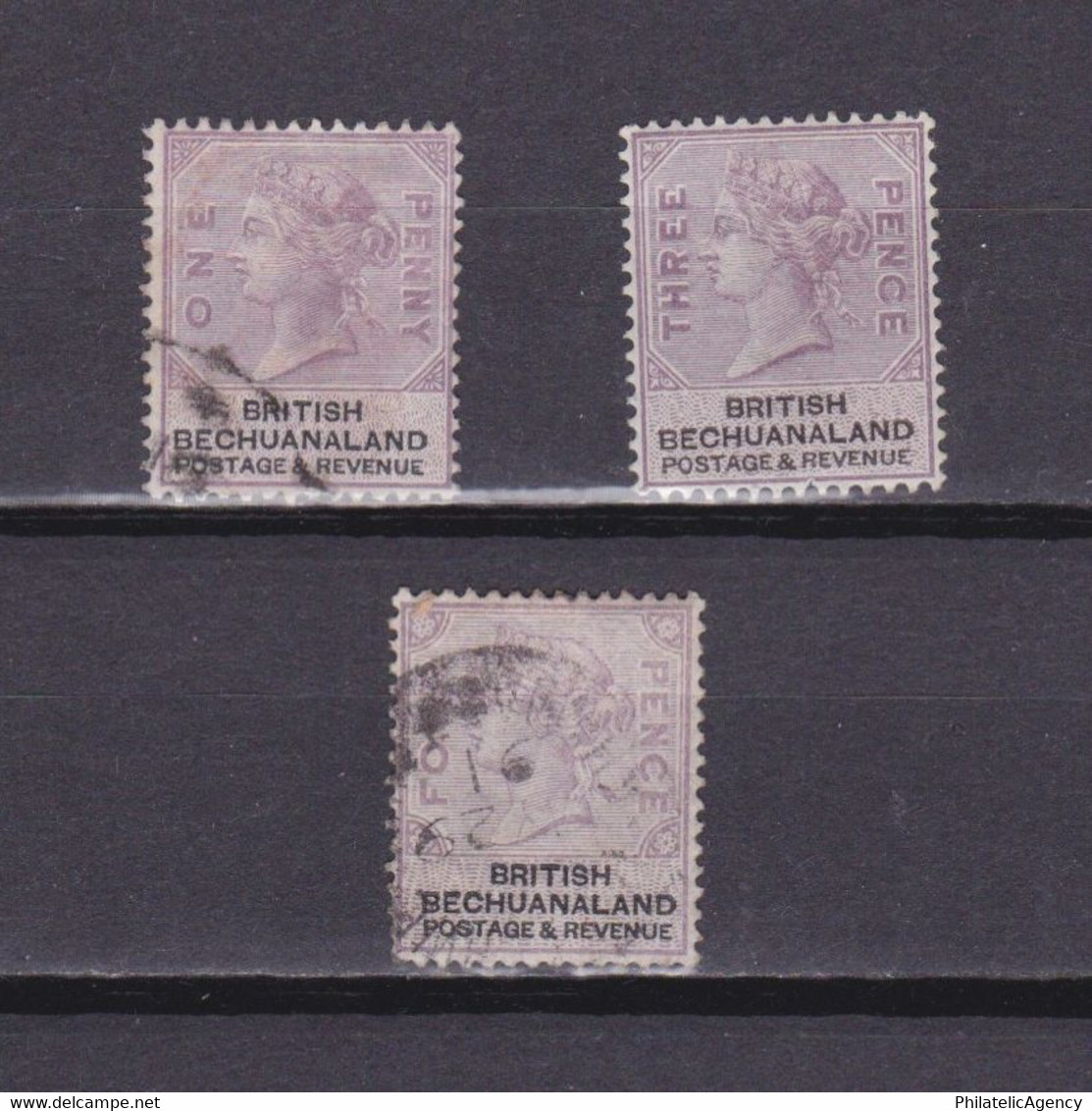 BECHUANALAND 1888, SG# 10-13, Part Set, QV, MH/Used - 1885-1895 Colonia Britannica