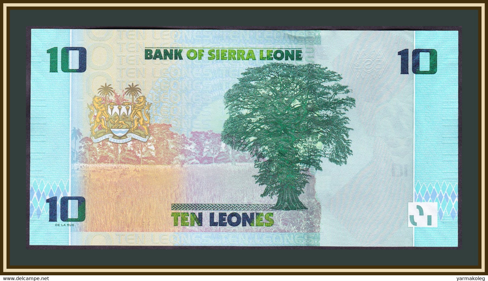 Sierra Leone 10 Leone 2022 P-37 UNC New! - Sierra Leone