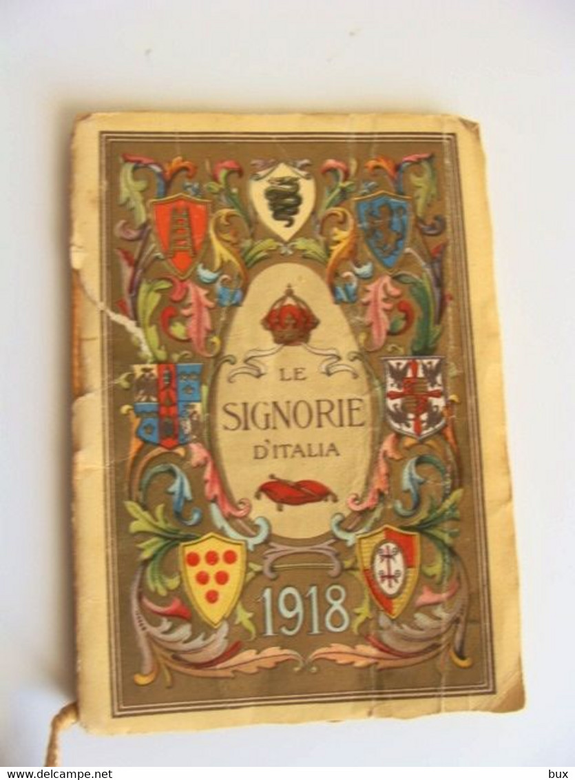 SIRIO 1918 Le Signorie D'Italia - MILANO Pocket Calendar  Calendarietto Tascabile  CALENDRIER - Formato Piccolo : 1901-20