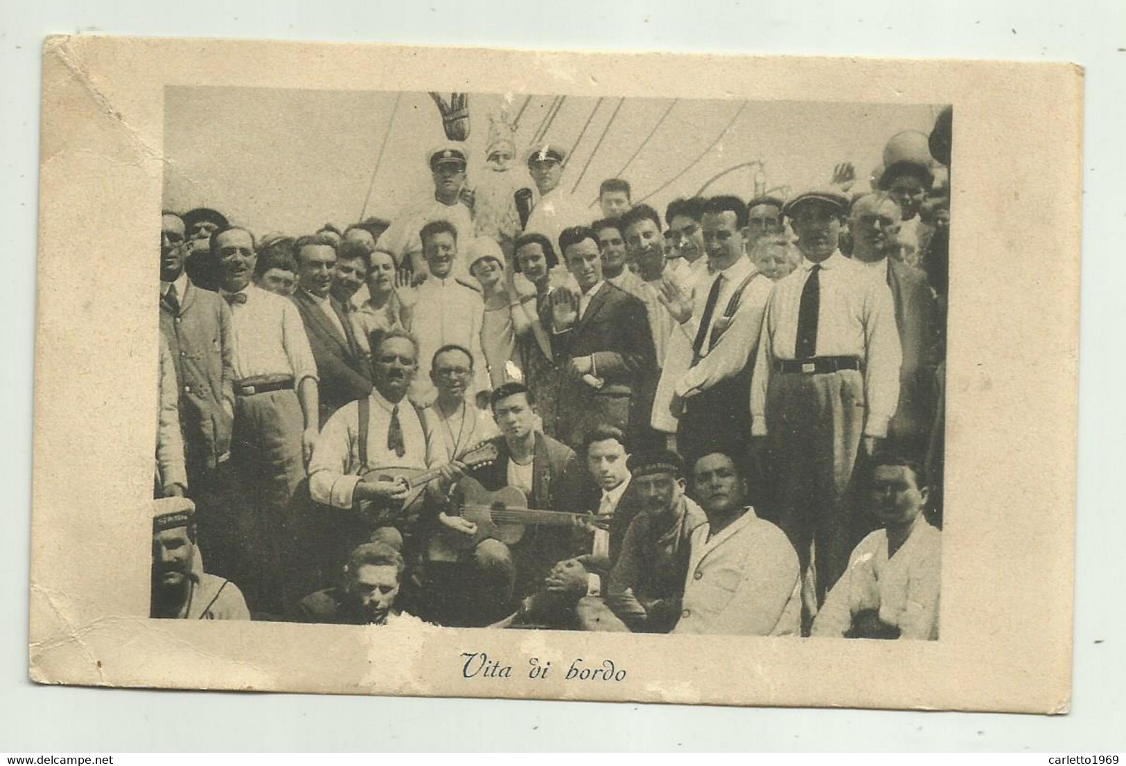 LLOYD SABAUDO - VITA DI BORDO - 1926   - VIAGGIATA  FP ( CON DIFETTI ) - Steamers