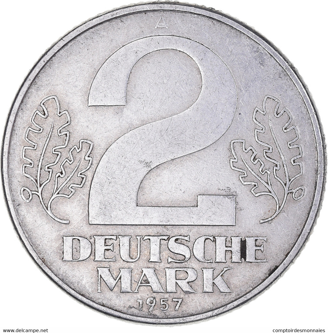 Monnaie, République Démocratique Allemande, 2 Mark, 1957, Berlin, TTB - 2 Marchi