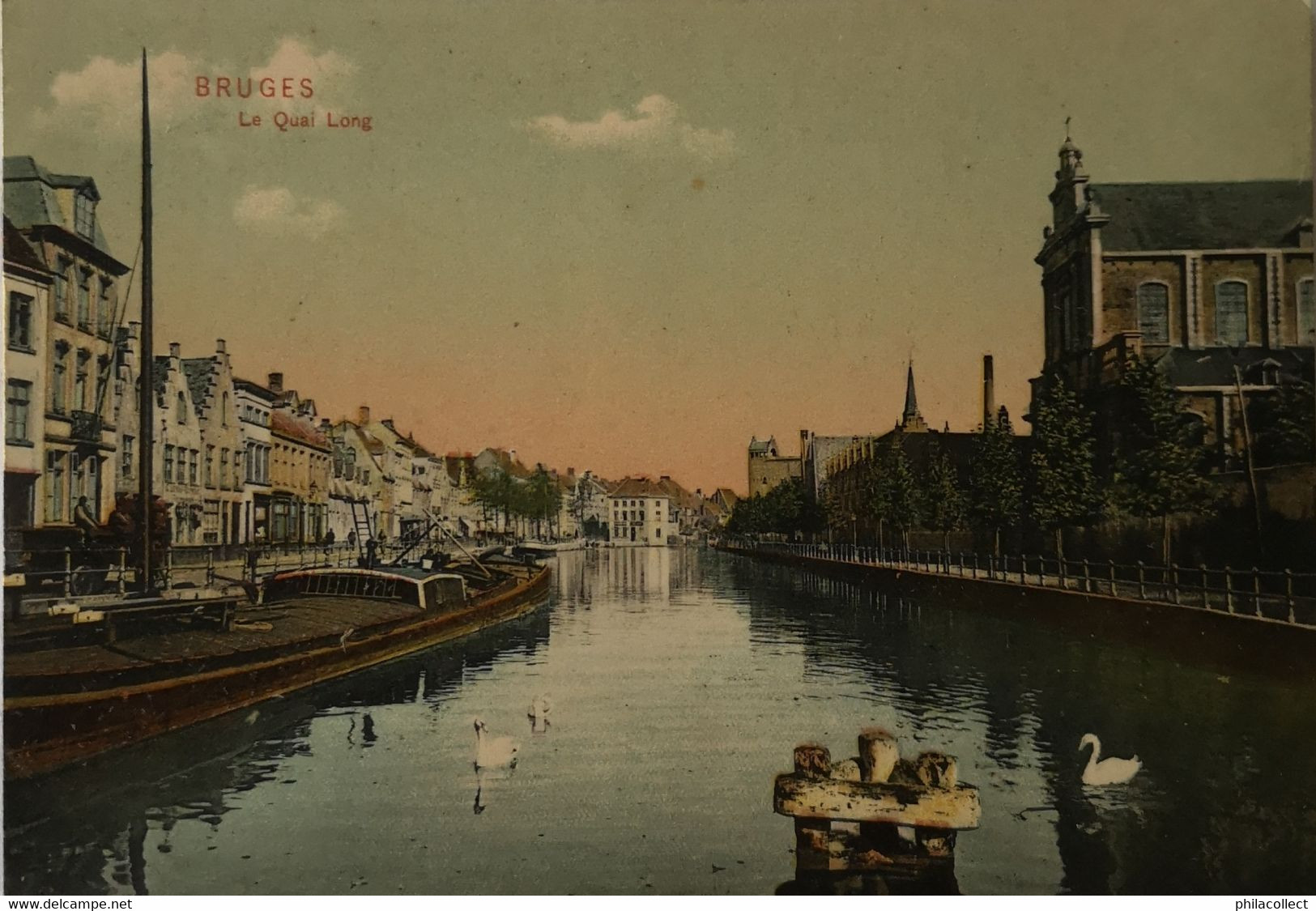 Brugge - Bruges  // Le Quai Long - Kleur (niet Standaard) 19?? R - Brugge