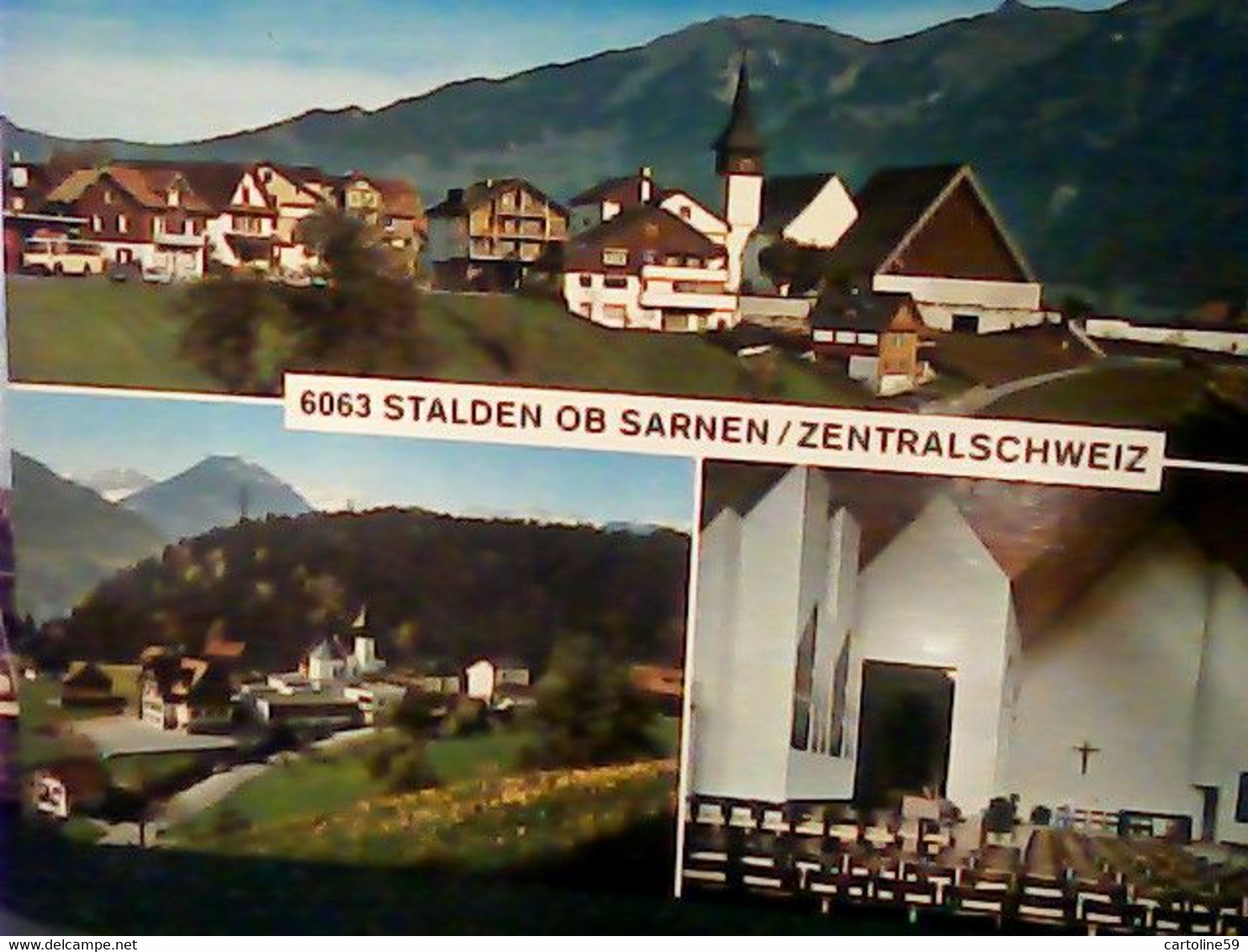 Schweiz Stalden Ob Sarnen / Zentralschweiz - 3 Bilder VB1990 STAMP TIMBRE 50 SELLO POSTAL  PAATENSCHAFT IV1526 - Sarnen