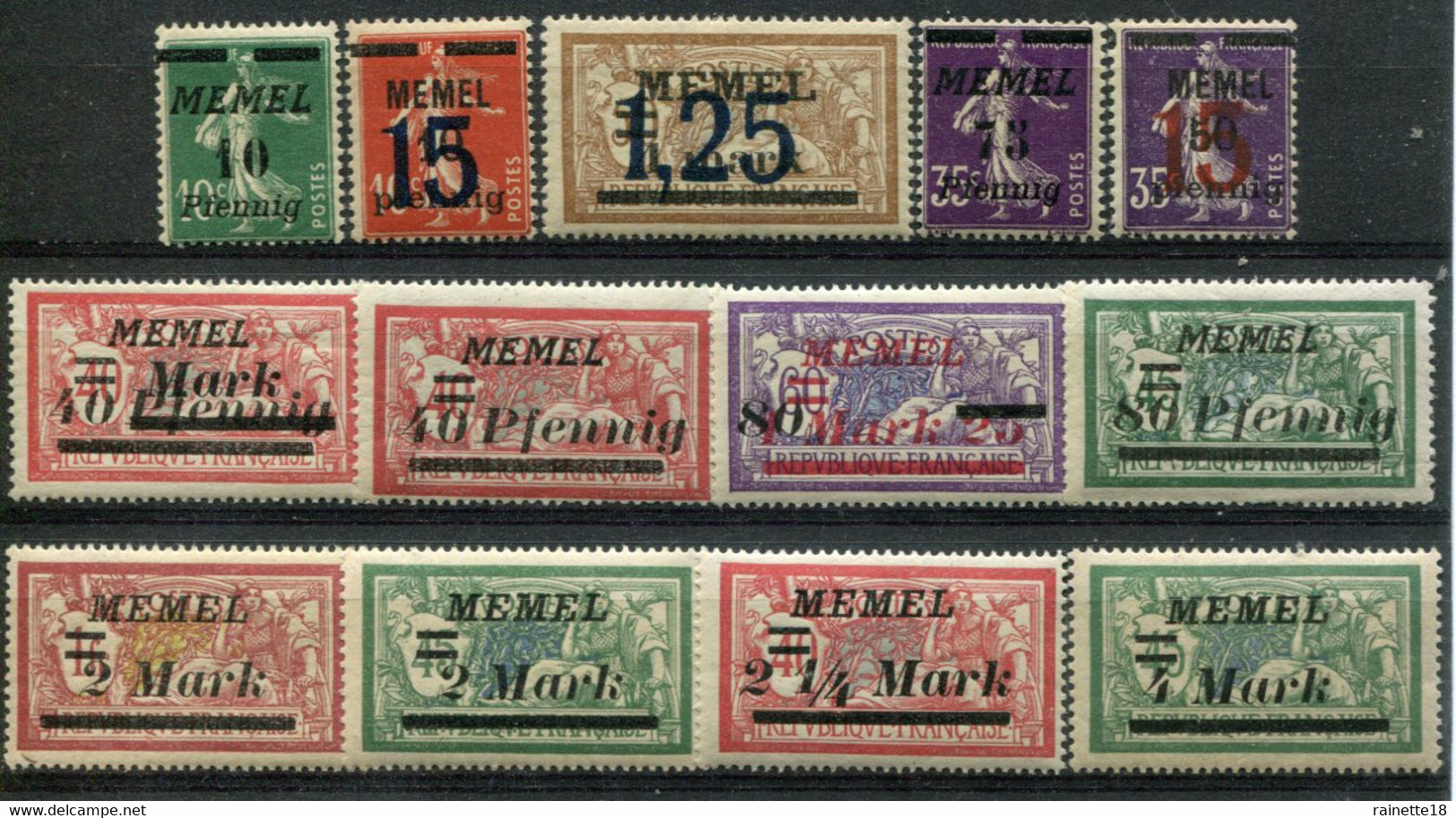 Memel              Divers ** - Unused Stamps