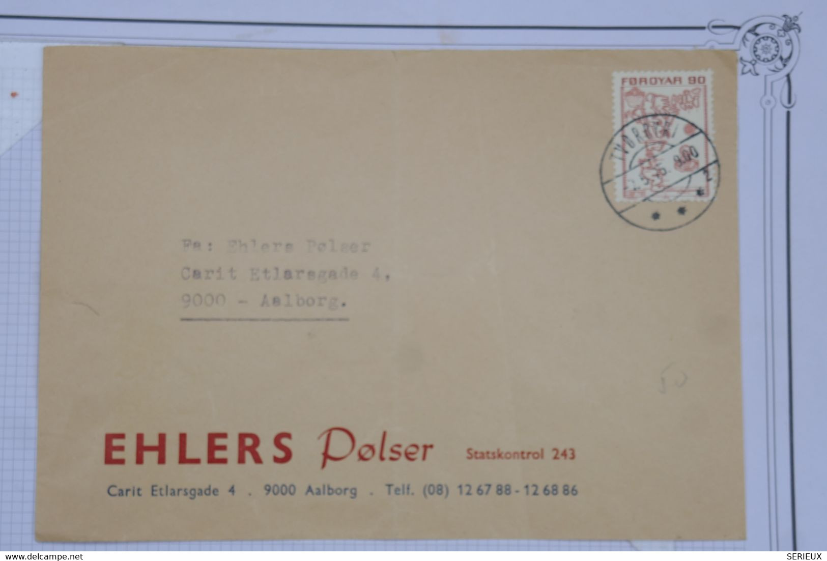 BE8 DANEMARK    BELLE LETTRE   1960 AALBORG +AFFRANCH.INTERESSANT - Covers & Documents