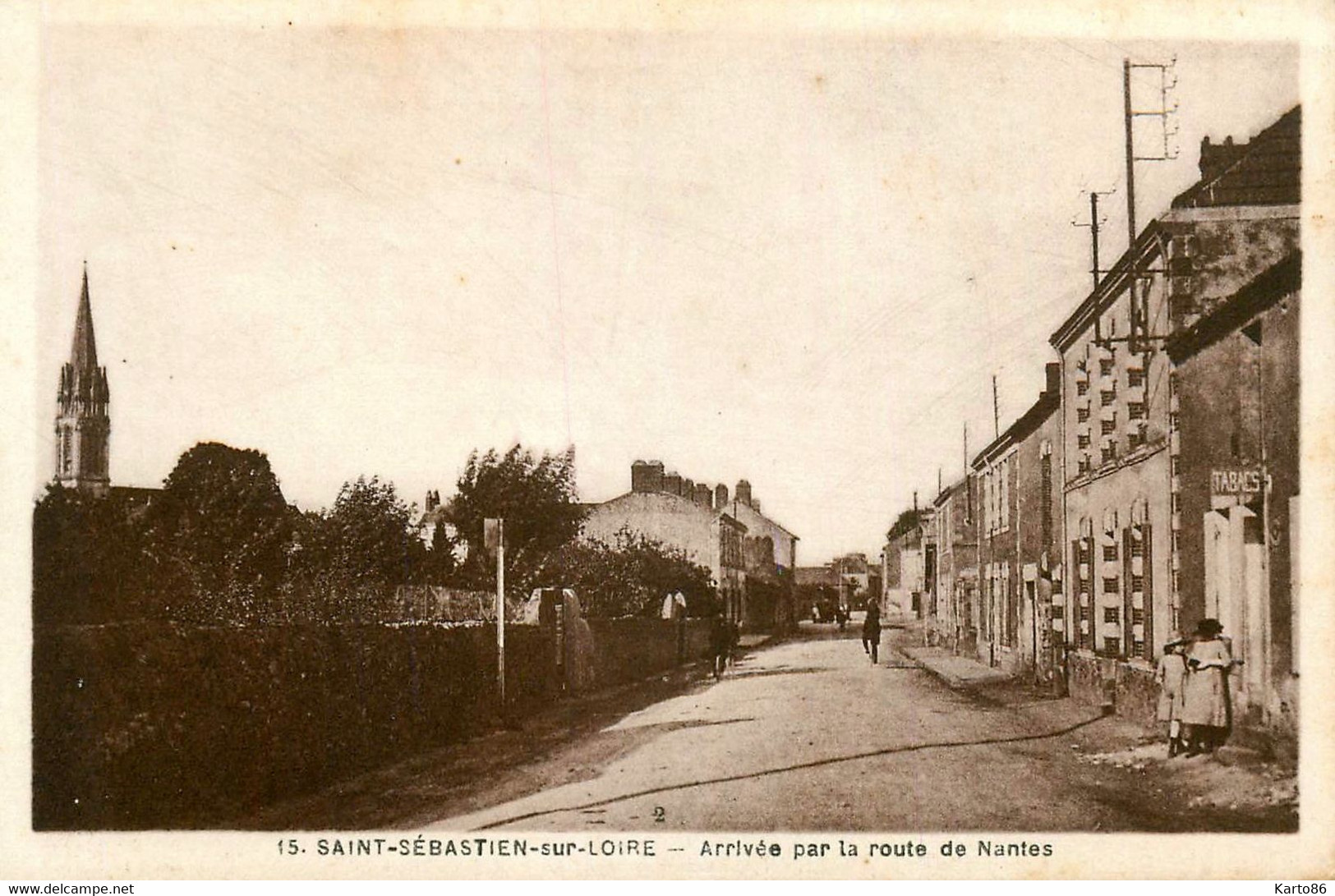 St Sébastien Sur Loire * Arrivée Par La Route De Nantes - Saint-Sébastien-sur-Loire