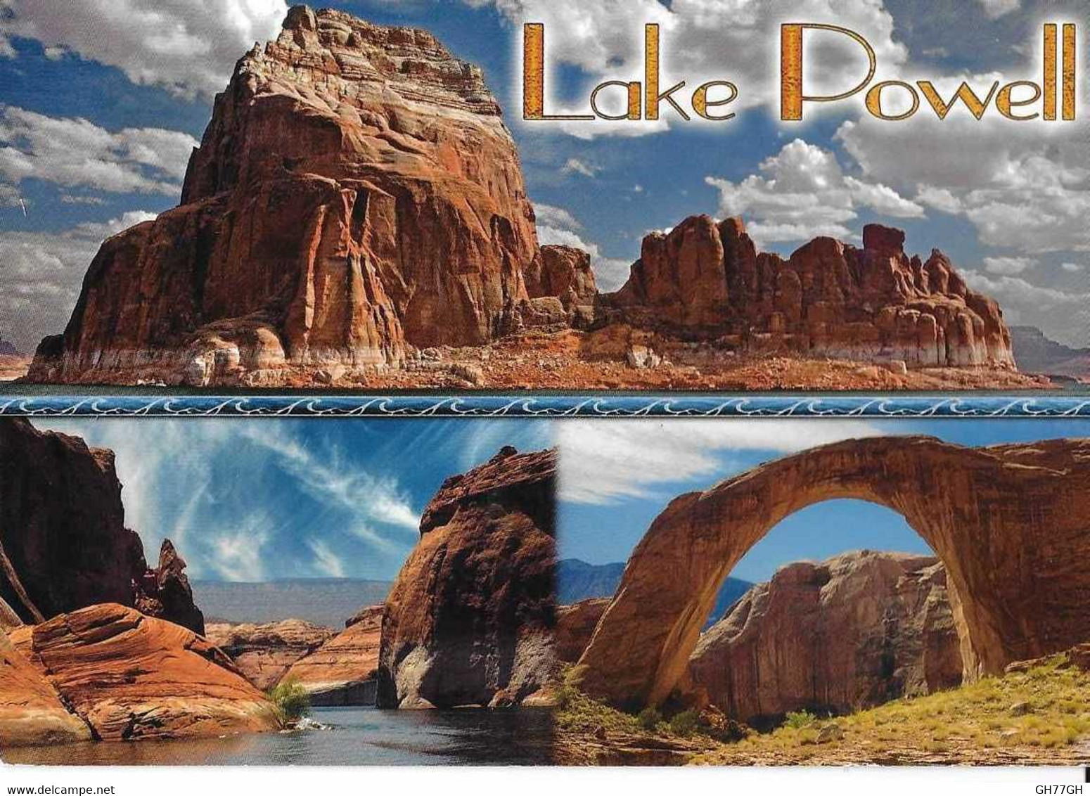 CP LAKE POWELL -circulée/timbrée -stamp Global USA Forever 2016 - Lake Powell