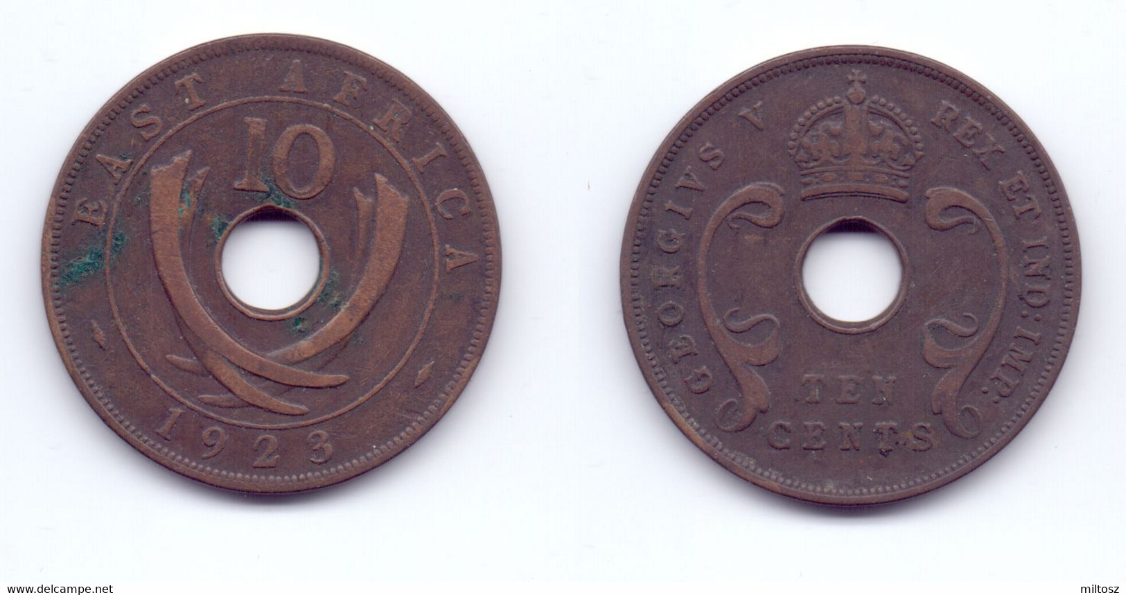East Africa 10 Cents 1923 - Britse Kolonie