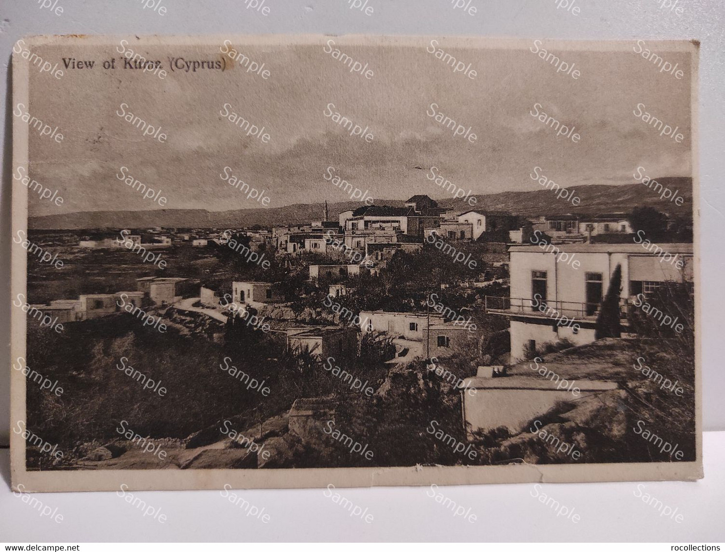 View Of KTIMA Cyprus. Shipped 1931 From Paphos To Italy - Cyprus