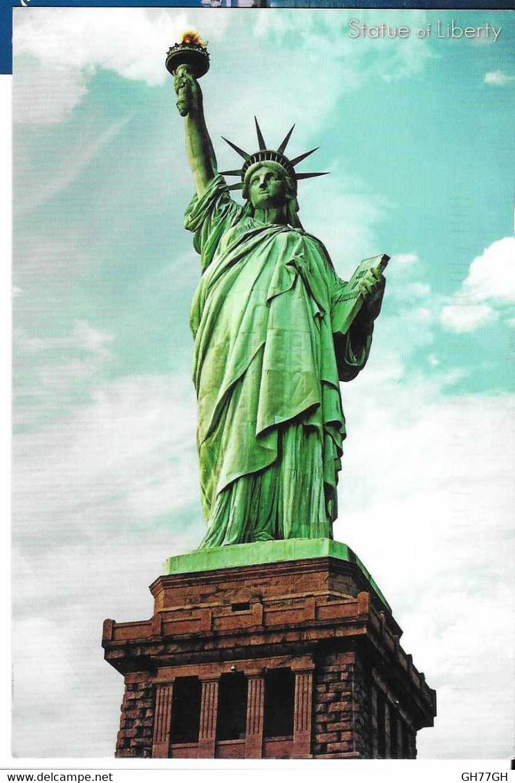 CP NEW-YORK -circulée/timbrée -stamp "global USA Forever 2016" - Statue Of Liberty